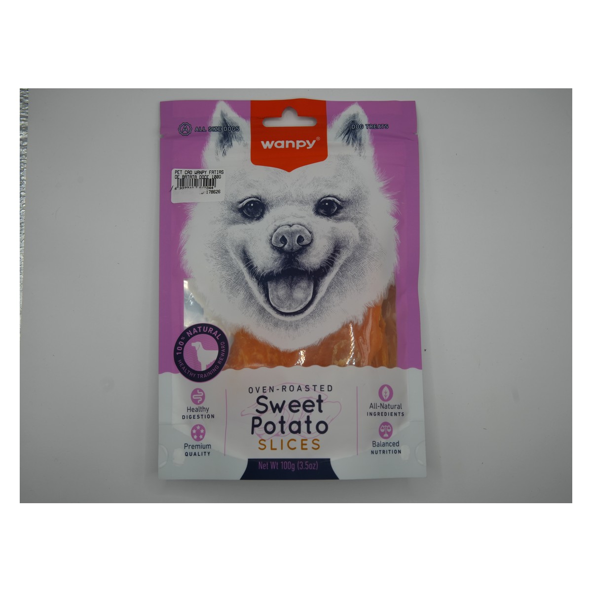 Wanpy Sweet Potato Slices para Cães — 100 g