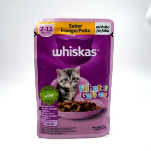 Whiskas para Gatos Filhotes — Frango ao Molho — Sachê 85 g